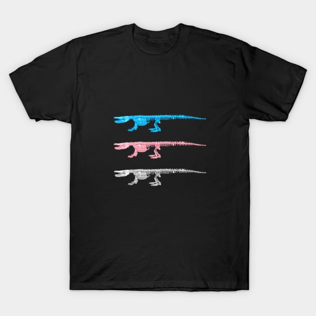 Alligator Trans Rights Colors T-Shirt by OpsimathArt